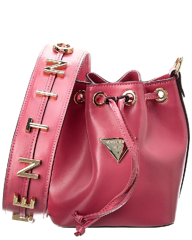 Valentino by Mario Valentino Jules Valent Leather Bucket Bag