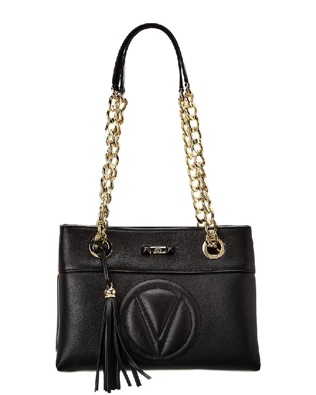 Valentino by Mario Valentino Kali Signature Leather Shoulder Bag