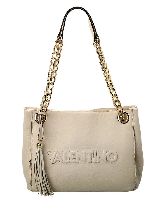 Valentino by Mario Valentino Luisa Embossed Leather Shoulder Bag