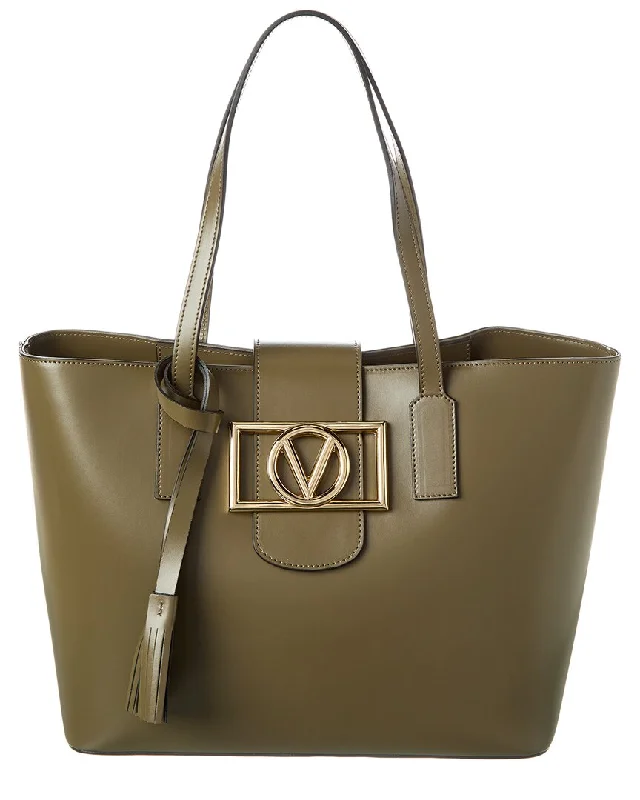 Valentino by Mario Valentino Marion Super V Leather Tote