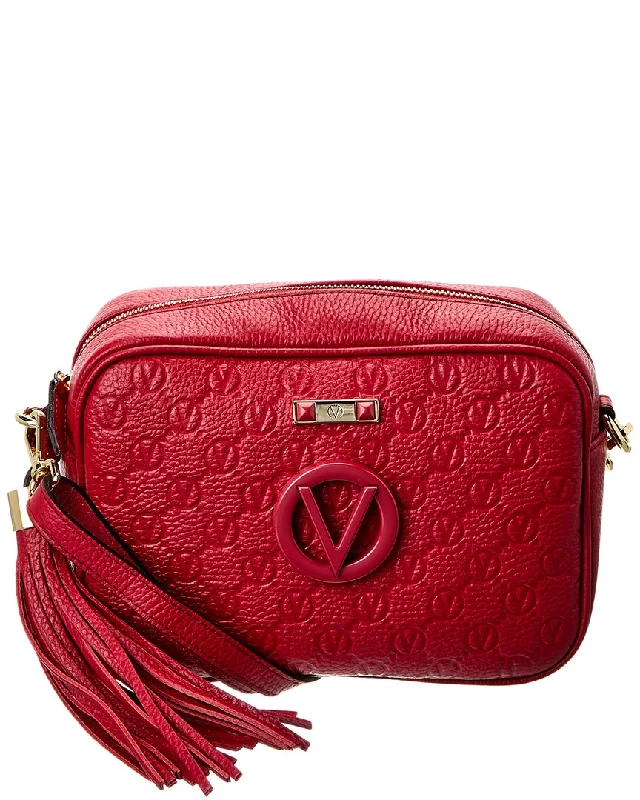 Valentino by Mario Valentino Mia Dollaro Monogram Leather Crossbody