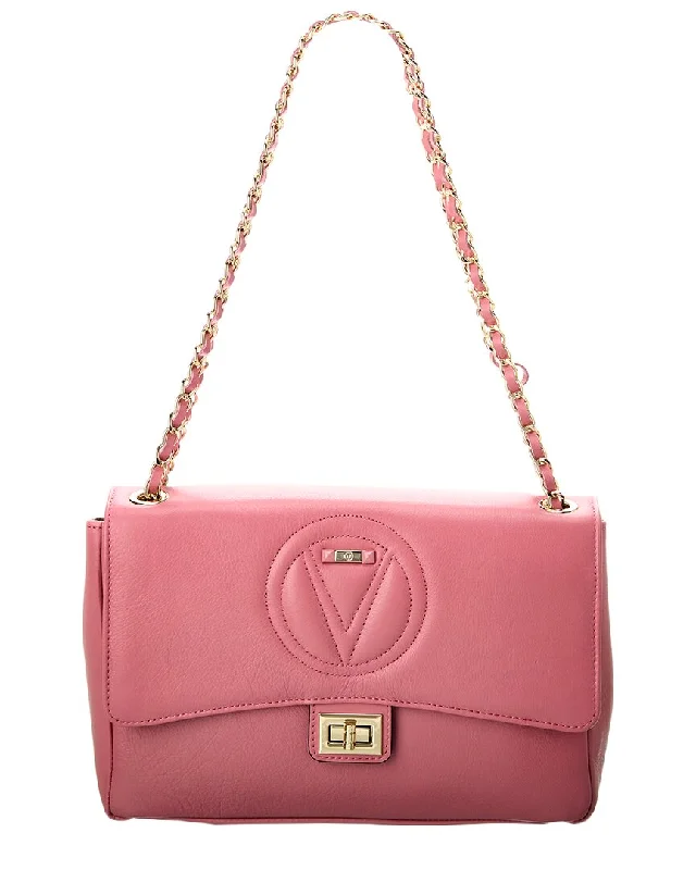 Valentino by Mario Valentino Posh Signature Leather Shoulder Bag