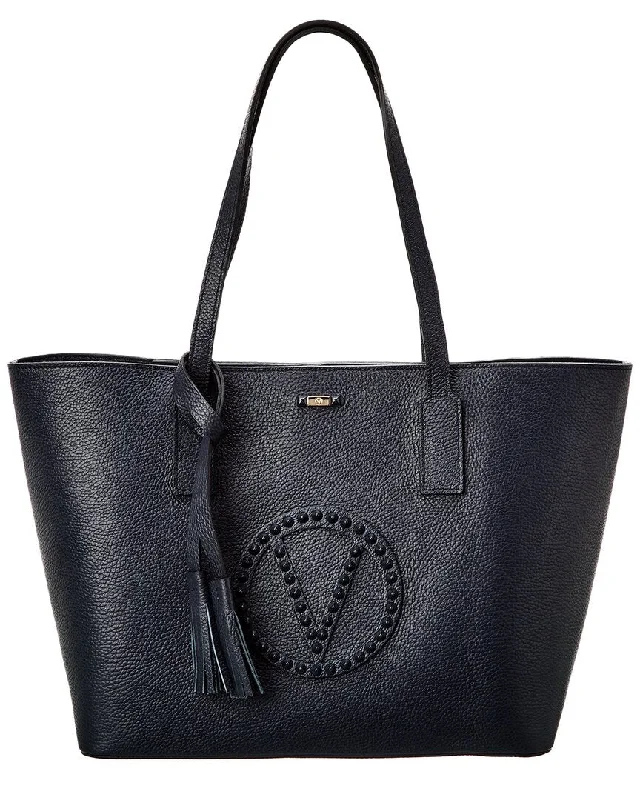 Valentino by Mario Valentino Soho Rock Leather Tote