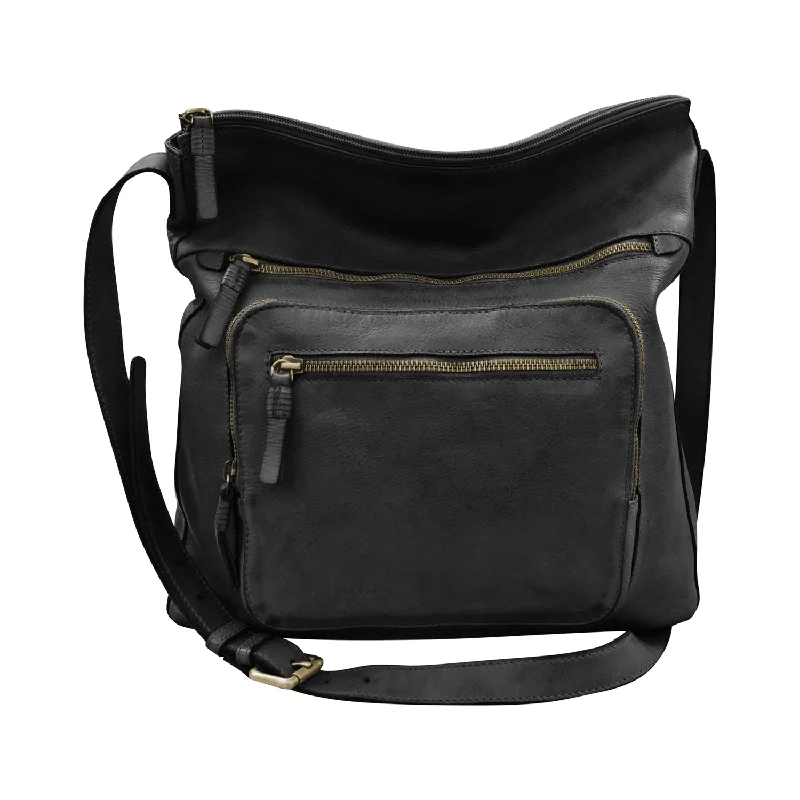 Washed Large Shoulder Bag