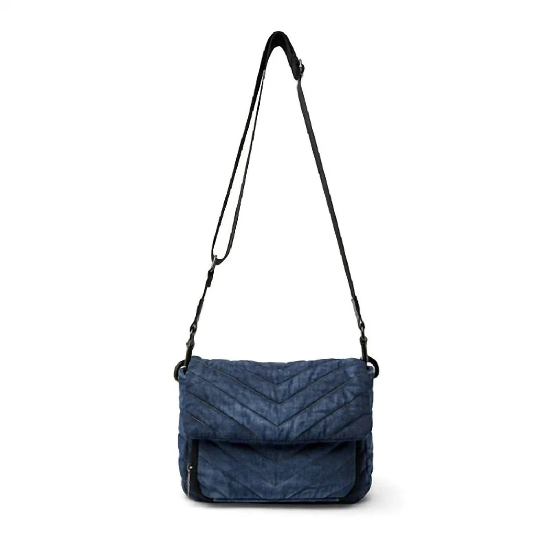 Women's Muse Handbag In Stone Washed Denim