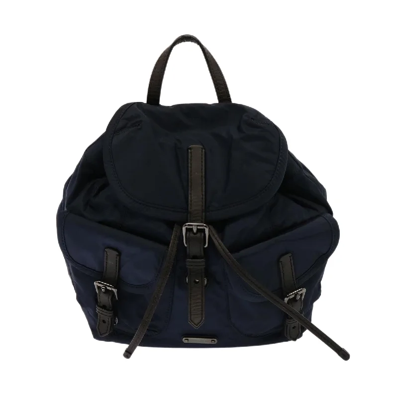 Burberry -  Synthetic Backpack Bag (Pre-Owned)