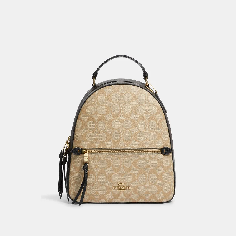 Coach Outlet Jordyn Backpack In Blocked Signature Canvas