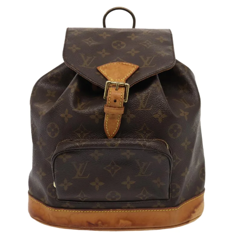 Louis Vuitton Montsouris  Canvas Backpack Bag (Pre-Owned)